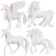 thumbnail image 1 of Juego de mesa de 4 piezas para niños, kit de pintura y manualidades con unicornios, juguete de papel para dibujar, kit para pintar tu propio juego para pintar a tus hijos, 1 of 3