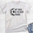 thumbnail image 2 of My Goal Is To Deny Yours Soccer T-shirt, Unisex Men's Shirt, Soccer Football Goalie Athlete Sports, Heather Ash, Large, 2 of 6