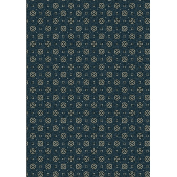 Milliken Imagine Area Rug ASIANA EMPIRE BLUE Asiana Empire Bulbs Rings 10 9 x 13 2 Rectangle