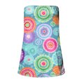 thumbnail image 4 of idosla Women's Floral Tube Tops Casual Summer Backless Strapless Top Sleeveless Bandeau Tanks Shirt (Light Blue, M), 4 of 4