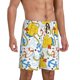 thumbnail image 2 of Balery Ducks and Anchors Pantalones cortos de pijama de punto de algodón para hombre con cinturilla y bolsillos-Small, 2 of 6