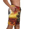 thumbnail image 3 of Super Bowser Men's Beach Pant Quick Dry Beach Shorts Swim Trunks Board Shorts Pants, 3 of 9