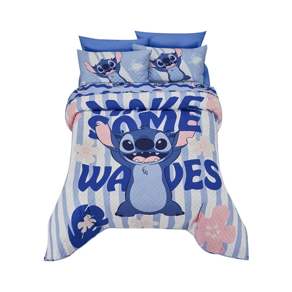 Edrecolcha Providencia Matrimonial Stitch Waves Azul