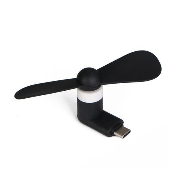 SDFGTstore Cellphone Fan Portable Mini USB C Port Fan for Device Summer Accessory