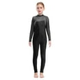 thumbnail image 2 of iiniim Kids Girls Long Sleeve Rhinestone Gymnastics Leotard Unitard Full Body One Piece Figure Ice Skating Jumpsuit Bodysuit, 2 of 7
