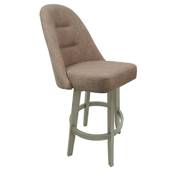 Swivel Counter Bar Stool 26" M-235 Vivian Base - Basin Beige - Beige