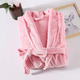 thumbnail image 1 of Otoño Invierno bata de lana Coral bata de baño extendida de manga larga ropa de casa distribuible, 1 of 5