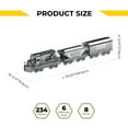 thumbnail image 6 of METAL-TIME Mechanical DIY Model of Freight Train Heavy Loco Easy To Assemble, 6 of 9