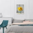 thumbnail image 2 of Canvas Wall Art for Bedroom Wall Decor Yellow Sunflower Theme Wall Art Modern Flower Pictures Wall Decor for Bathroom Decor Country Wall Art Framed Artwork for Office Home Wall Decoration Size 12x16, 2 of 6