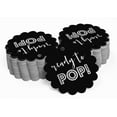 thumbnail image 2 of Inkdotpot Pack Of 100 Real Silver Foil Paper Tags Ready To Pop Baby Shower Favor Hang Tags, 2 of 6
