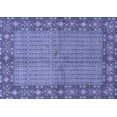 thumbnail image 1 of Ahgly Company Machine Washable Indoor Rectangle Persian Blue Traditional Area Rugs, 8' x 10', 1 of 4