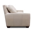 thumbnail image 5 of Bowery Hill Transitional Leather Sofa in Luxurious Off White, 5 of 6