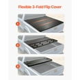 thumbnail image 3 of VEVOR Tri-Fold Truck Bed Tonneau Cover, Compatible with 2015-2024 Ford F-150, 6.5' (79") Bed, Only Fit 6.5' x 5.4' (79" x 65.2") Inside Bed, 400 lbs Load Capacity, LED Light, Quick Folding, Black, 3 of 9