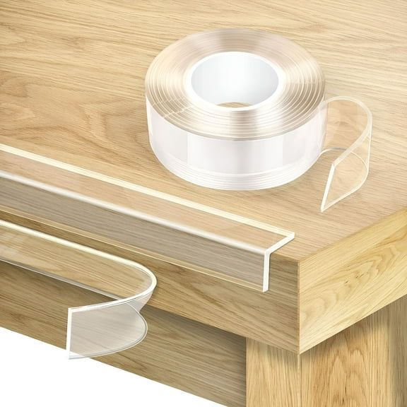 LAMIRO Corner Protectors Baby Proofing, Clear Corner Protector, Soft Edge Protector 6.6ft(2M) Corner Guards Furniture Corner & Edge Safety Bumpers with Upgraded Strong Adhesive