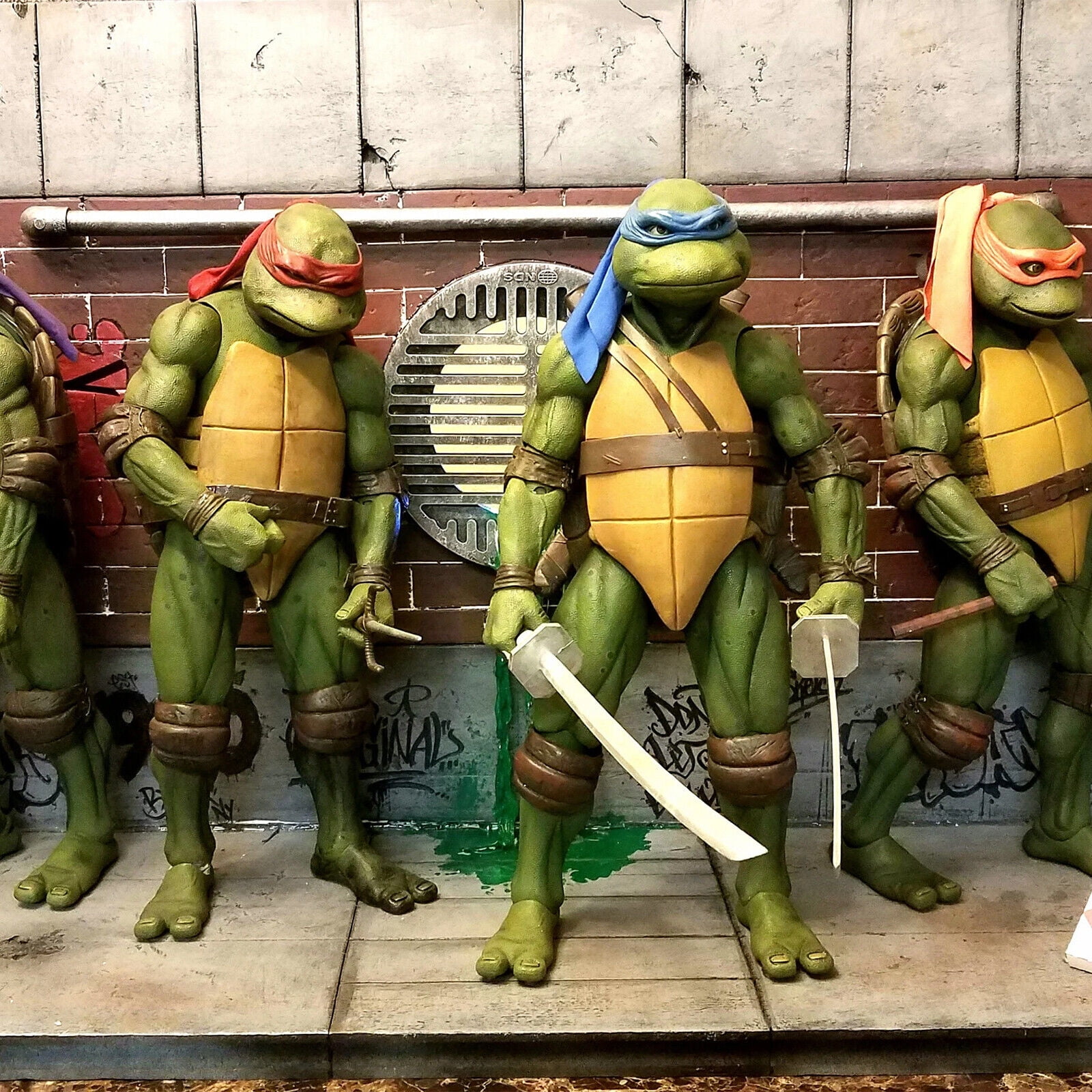 Les Tortues Ninja - Figurine Mini Co. Michelangelo 20 cm - Figurines - LDLC