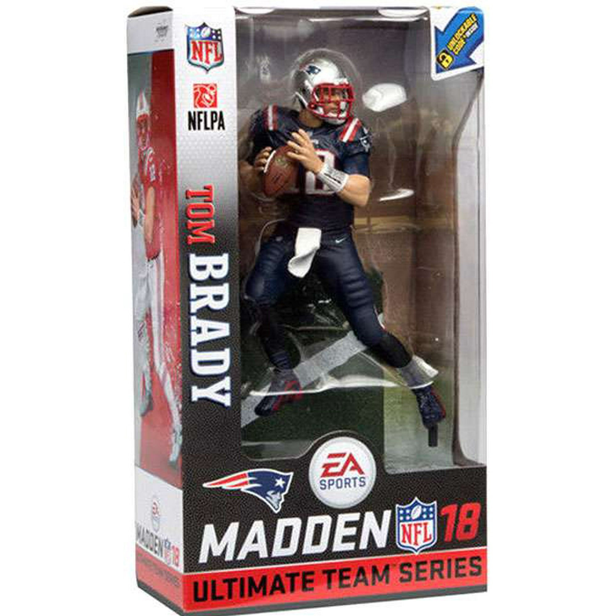 McFarlane NFL EA Sports Madden 18 Ultimate Team Series 1 Tom Brady Action  Figure 