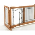 thumbnail image 5 of Richell Freestanding Dog Gate, Autumn Matte, 59.80"L x 18.50"W x 20.90"H, 5 of 5