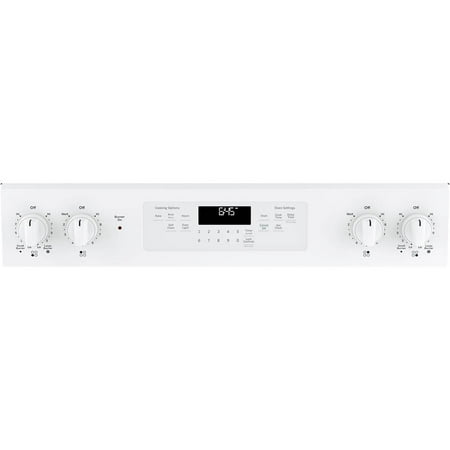 GE - 5.3 Cu. Ft. Self-Cleaning Slide-In Electric Range - White