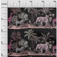 thumbnail image 2 of oneOone Rayon Black Fabric Tropical Sewing Material Print Fabric By The Yard 56 Inch Wide, 2 of 4