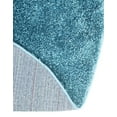 thumbnail image 6 of Rugs.Com Soft Solid Shag Collection Round Rug ‚Äì 5 Ft Round Turquoise Shag Rug Perfect For Kitchens, Dining Rooms, 6 of 7