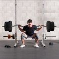 thumbnail image 2 of Soozier Adjustable Barbell Weight Set with Curl Bar for Home Gym, 50LBS, 2 of 10