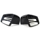 thumbnail image 2 of 1 par de cubiertas de espejo retrovisor de repuesto negro para Benz E, 2 of 6