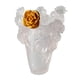 thumbnail image 1 of Quemador de incienso de florero de cristal 2 en 1, florero moderno decorativo para San Valentín Flor dorada, 1 of 9
