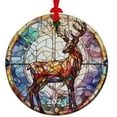 thumbnail image 2 of Viflosae Liquidation Pendentif Acrylique de Noël Concave Texturé Rond Décoration Multisave, 2 of 6