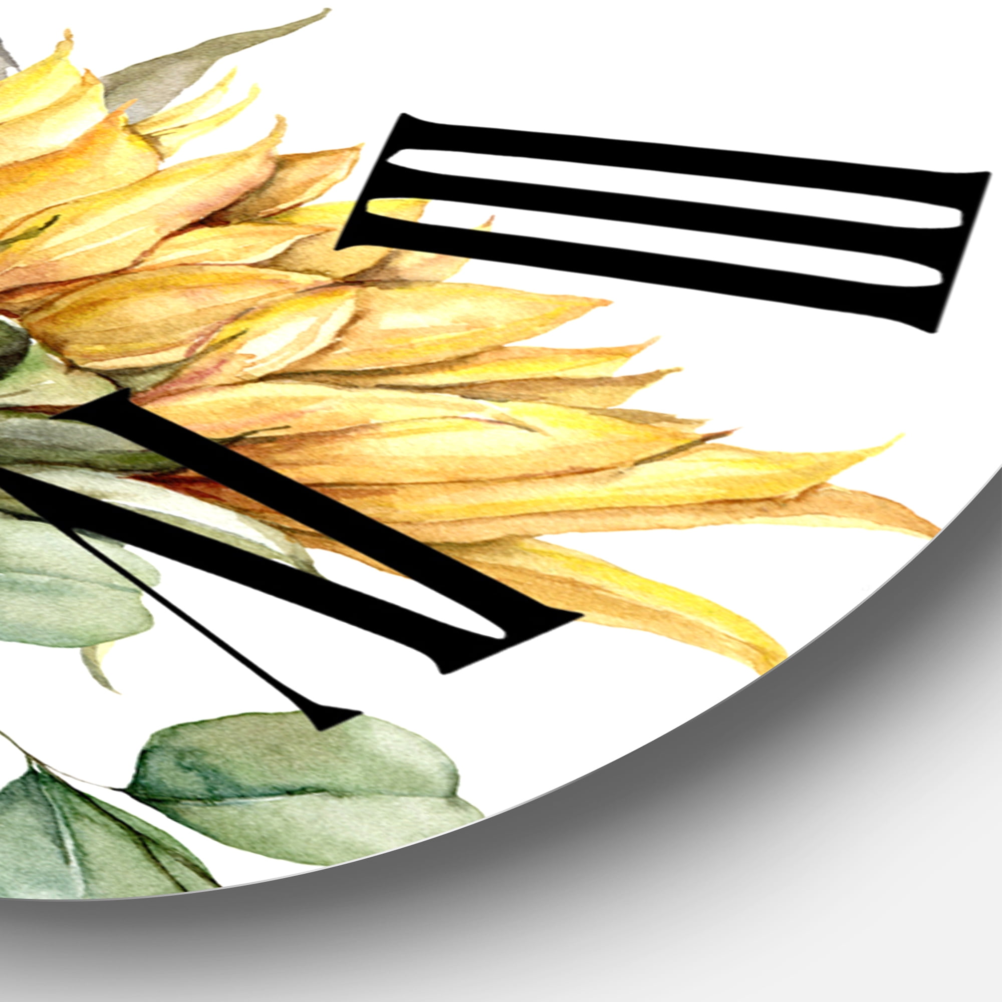Designart 1 in Quartz Traditional Wall Clock