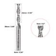 thumbnail image 3 of 5mm Cutting Spiral Drill Bit Straight End Mill Cutter 2 Flute 6mm Shank, 3 of 4