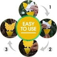 thumbnail image 3 of ACDANC 58 Pack Flying Insect Traps for Plants – Yellow Sticky Traps for Fungus Gnats,Flies & Flying Bugs,Indoor Outdoor Flying Bug Catcher for Pots,Garden & Kitchen,Kid & Pet Safe,Non Toxic,Odorless, 3 of 7