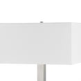 thumbnail image 3 of Colm Table Lamp, 2 Ports and 2 Power Outlets, Brushed Steel 21 Inch, 3 of 7