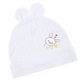 thumbnail image 2 of Gorro de bebé recién nacido, patrón de conejito de algodón, suave, cómodo, lindo gorro infantil para verano y otoño, azul claro, 2 of 5