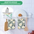 thumbnail image 4 of Yayeee Pot Holders Kitchen Heat Resistant with Pockets 7"x9.8" Cotton Oven Cooking Hot Pads, Sage Green Flower Pattern, 4 of 7