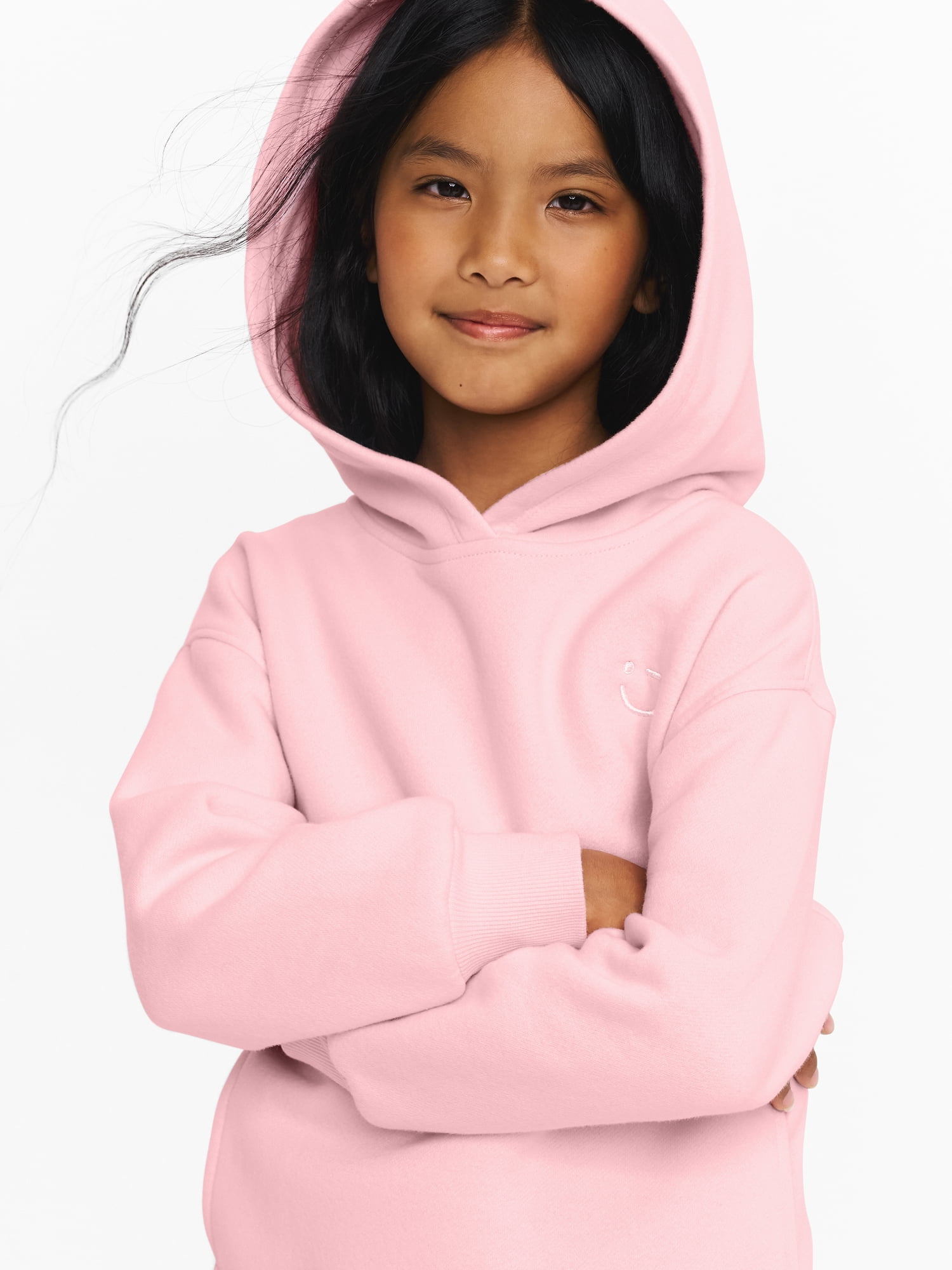 Color Mix by Garanimals Kids Fleece Hoodie, Sizes 6–16