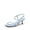 BLUE, variant on Women's Low Kitten Heels Square Open Toe Ankle Strap Party Wedding Dressy Sandals Shoes
