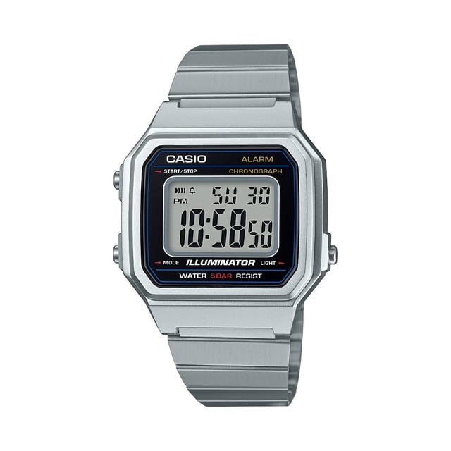 Reloj Casio Cuarzo Clásico Hombre Correa Acero Inoxidable Plateado 22.7