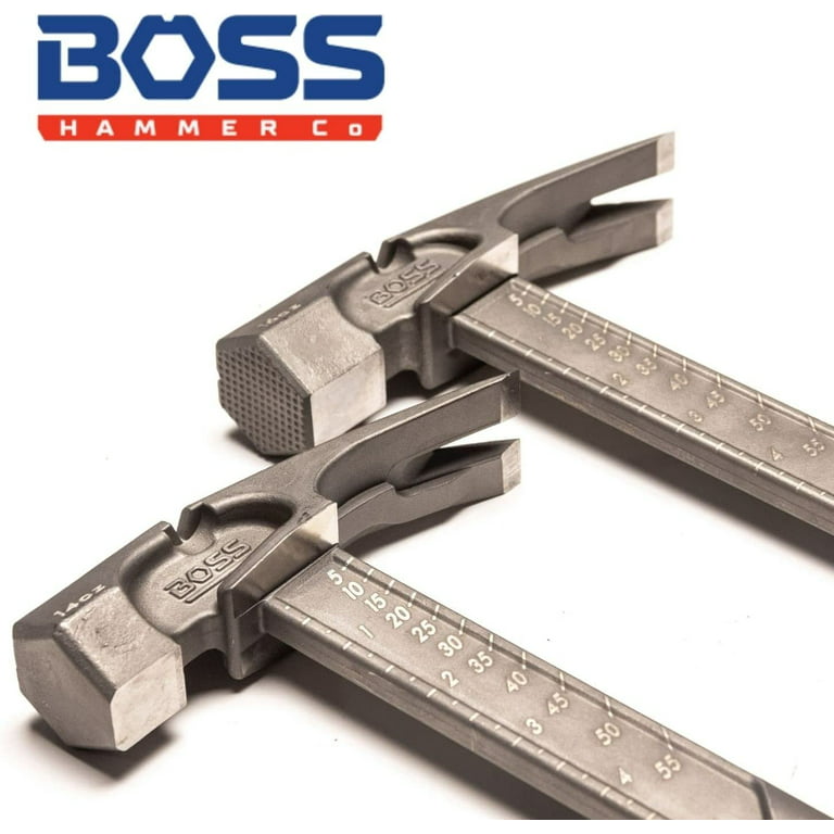 Boss Hammers BHPPS14TIM 14 oz. Pro Plus Titanium Milled Face Hammer
