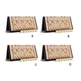thumbnail image 2 of maskred Wood Lightweight Chinese Chess Set Wear-resistant Gaming Toy Intelligent Plaything Waterproof Foldable Board Games Children Log Color 32*32cm, 2 of 6