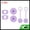 Light Purple, variant on Unique Bargains Durable Dust-Proof 40oz Straw Cover Set of 2 Green