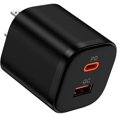thumbnail image 1 of wonima44 S25 Edge USB C Wall Charger Block Fast Charging Brick for Galaxy S25 Ultra/S24/S23/S22/A16/A26/A36/A56,20W Dual Port PD Wall Charge Adapter +USB A Charger Cube for Google Pixel 9A/9Pro XL/8/7, 1 of 1
