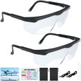 thumbnail image 1 of Gafas de Seguridad Para Entrenamiento de Vuelo Saysurey - Juego de 2 Transparentes, 1 of 6