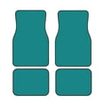 thumbnail image 2 of Uemuo Car Floor Mats - Teal Pattern Carpet Floor Mats for Cars, Auto Accessories Front & Rear Car Floor Foot Mat Sets of 4 Pieces, 2 of 6