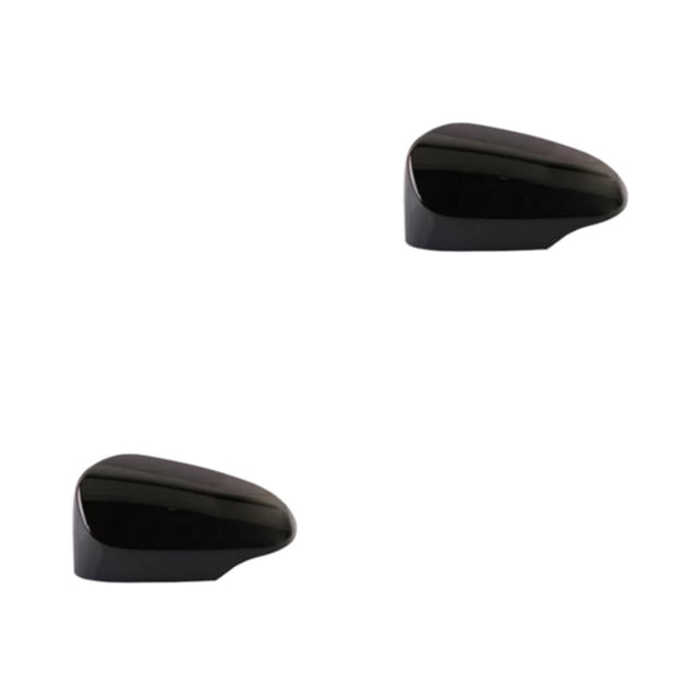 Speravity Instale con facilidad el espejo retrovisor protector del automóvil para una experiencia de conducción elegante y conveniente Cubierta Negro - Izquierda 2piezas