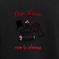 thumbnail image 3 of CafePress - Our Love Now & Always Pajamas - Women's Short Sleeve Print T-Shirt and Pants Dark Cotton Pajama Set, 3 of 7