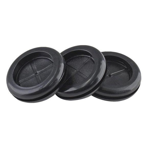 24 Pack 0.79" Inside Diameter 1" Drill Hole Rubber Grommet, Firewall Plug Grommet Rubber Grommets Wire Protection, Double Sided Round