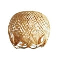thumbnail image 2 of hengtong Rattan Hanging Lamp Shade Decor Hand Woven Pendant Lamp Shade for Bedroom Dining, 2 of 9