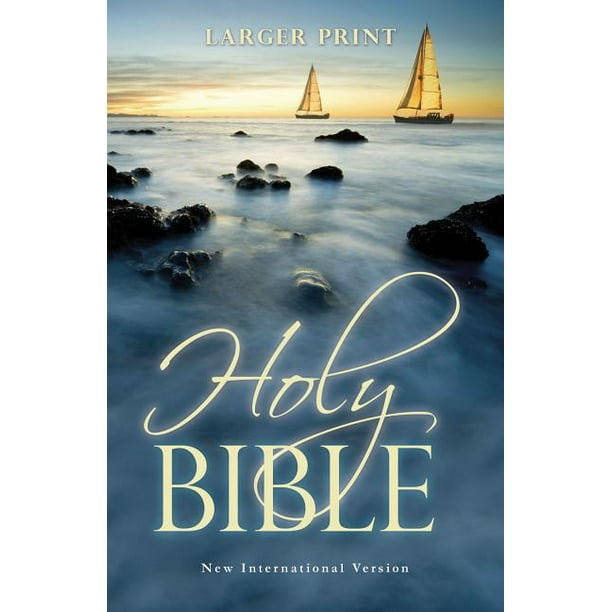 Larger Print Bible Niv Paperback Walmart Com Walmart Com