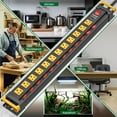 thumbnail image 6 of Green Box Innovations 12 Outlet Long Heavy Duty Power Strip with Individual Switches,3300J Surge Protector Metal Power Strip, Wide Spaced, 6Ft Cord Managment, ETL Listed, 6 of 7