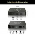 thumbnail image 4 of Boîtier Décodeur S905W2 Compatible pour Android 11.0 Lecteur Multimédia Wifi Double Bande avec Compatible Bluetooth 4 Go/32 Go Prise UK, 4 of 5